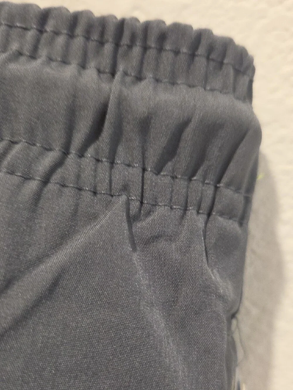 Men's Charcoal Swim Trunks with Drawstring Waist